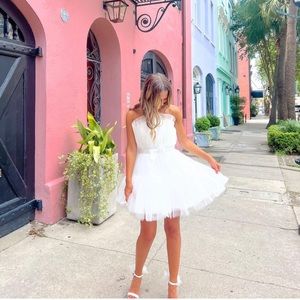 White Tulle Dress